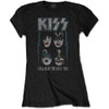 KISS 'Made For Lovin' You' (Black) Womens Fitted T-Shirt