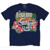 The Beach Boys 'Surfin USA Tropical' (Navy Blue) T-Shirt
