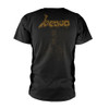 Venom 'At War With Satan Gold' (Black) T-Shirt Back
