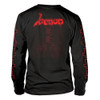 Venom 'At War With Satan Red' (Black) Long Sleeve Shirt Back