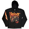 Slipknot 'The End, So Far Group Photo Nonagram' (Black) Zip Up Eco Hoodie