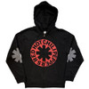 Red Hot Chili Peppers 'Asterisk Circle' (Black) Zip Up Eco Hoodie