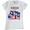 The Beatles 'The Beatles Story' (White) Womens Fitted T-Shirt