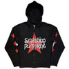 The Smashing Pumpkins 'Star Logo' (Black) Zip Up Eco Hoodie