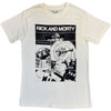 Rick And Morty 'Black And White Collage' (Natural) T-Shirt