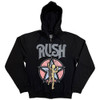 Rush 'Starman' (Black) Zip Up Eco Hoodie