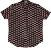 David Bowie 'World Tour Logo Pattern' (Black) Casual Shirt