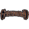 Grateful Dead 'Gold Logo' Iron On Patch