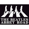 The Beatles 'Abbey Road Crossing Silhouette' (Black & White) Postcard