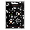 Marilyn Manson 'Cross Logo' Button Badge Pack
