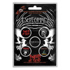 The Exploited 'Punks Not Dead' Button Badge Pack