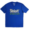 Slipknot 'Don't Ever Judge Me Neon' (Blue) T-Shirt