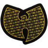 Wu-Tang Clan 'Logos In Logo' Iron On Woven Patch