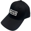 Nine Inch Nails 'Classic Logo' (Black) Baseball Cap Front
