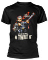 Red Dwarf 'Twat It' (Black) T-Shirt
