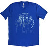 The Beatles 'Band Outline' (Blue) T-Shirt
