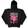 Nirvana 'Angel Red' (Black) Pull Over Hoodie