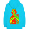 Billie Eilish 'Thermal Photo' (Blue) Pull Over Hoodie