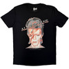 David Bowie 'Aladdin Sane 1' (Black) T-Shirt