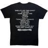 Nirvana 'Nevermind Tracklist' (Black) Carbon T-Shirt
