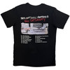 Red Hot Chili Peppers 'The Getaway Tracklist' (Black) Carbon T-Shirt