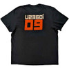 U2 '359 Degree Tour 2009 Orange Logo' (Black) T-Shirt