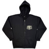 Sum 41 'Tour '24 PT.2 Pocket Logo & Skull' (Black) Zip Up Hoodie