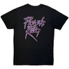 Prince 'Purple Rain Logo Outline' (Black) Carbon T-Shirt