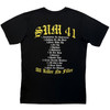 Sum 41 'All Killer No Filler Tracklist' (Black) Carbon T-Shirt