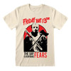 Friday The 13th 'The Day Everyone Fears' (Natural) T-Shirt
