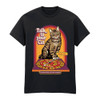 Steven Rhodes 'Talk To Your Cat' (Black) T-Shirt