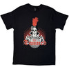 The Damned 'Skeleton/Rebellion Festival 25' (Black) Ex-Tour T-Shirt
