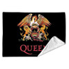 Queen 'Crest' Sherpa Fleece Blanket