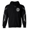 Myrkur 'Spine' (Black) Zip Up Hoodie - US Import