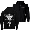GISM 'Skull Wing' (Black) Zip Up Hoodie - US Import