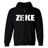 Zeke 'Til The Livin' End' (Black) Zip Up Hoodie - US Import