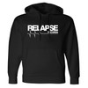 Relapse Records 'Relapse Logo' (Black) Pullover Hoodie - US Import