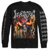 Incantation 'Mortal Throne Of Nazarene' (Black) Long Sleeve Shirt - US Import