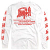 Death 'Denial Of Life' (White) Long Sleeve Shirt - US Import