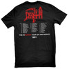 Death 'Human World Tour - 1991-92' (Black) T-Shirt - US Import