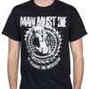 Man Must Die 'No Tolerance' (Black) T-Shirt - US Import