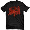 Death 'Classic Logo Red on Black' (Black) T-Shirt - US Import