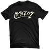 Mantas 'Logo Cream on Black' (Black) T-Shirt - US Import