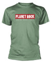 Planet Rock 'Logo' (Heather Military Green) T-Shirt