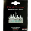 Rock Off 'City Of Liverpool Skyline' Pin Badge
