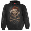 Spiral 'Rock Santa' (Black) Pullover Hoodie