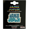 Janis Joplin 'Stacked Logo' Pin Badge
