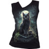 Spiral 'Spell Bound' (Black) Womens Fitted Womens Fitted Slant Vest