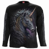 Spiral 'Celtic Unicorn' (Black) Long Sleeve Shirt