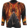 Spiral 'Flaming Death' (Black) Long Sleeve Shirt